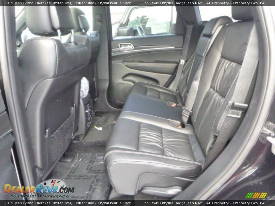 2015 Jeep Grand Cherokee Limited 4x4 Brilliant Black Crystal Pearl / Black Photo #10
