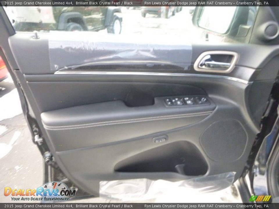 2015 Jeep Grand Cherokee Limited 4x4 Brilliant Black Crystal Pearl / Black Photo #13