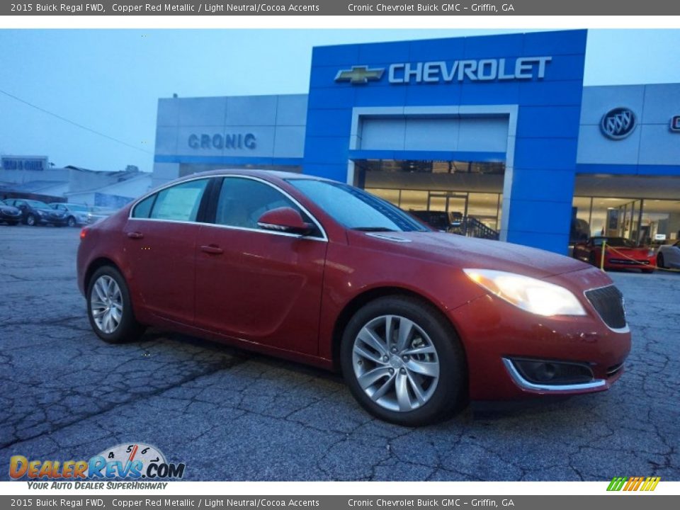 2015 Buick Regal FWD Copper Red Metallic / Light Neutral/Cocoa Accents Photo #1