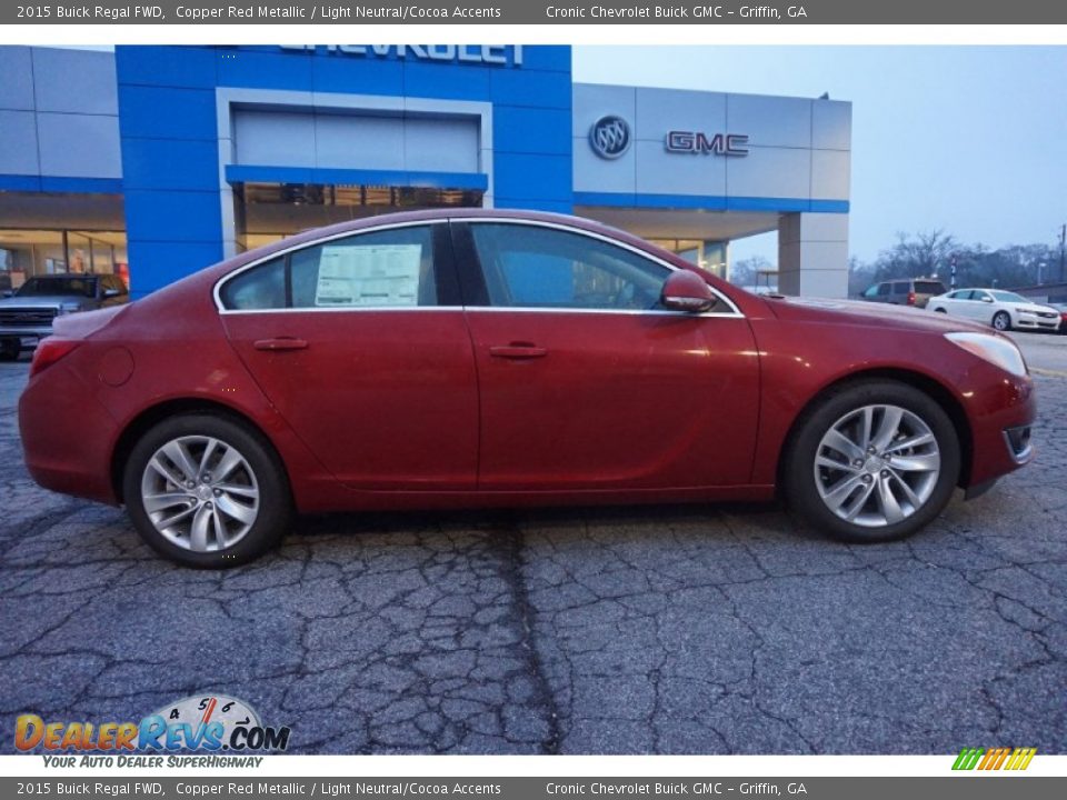 2015 Buick Regal FWD Copper Red Metallic / Light Neutral/Cocoa Accents Photo #8