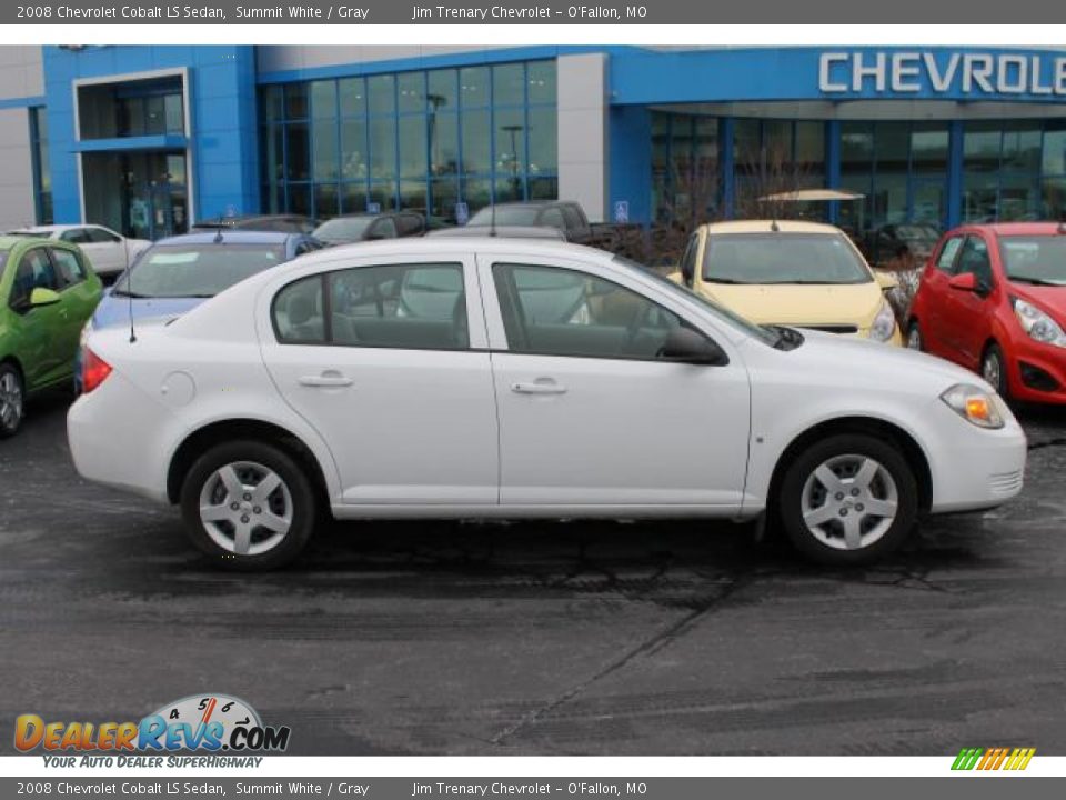 2008 Chevrolet Cobalt LS Sedan Summit White / Gray Photo #1