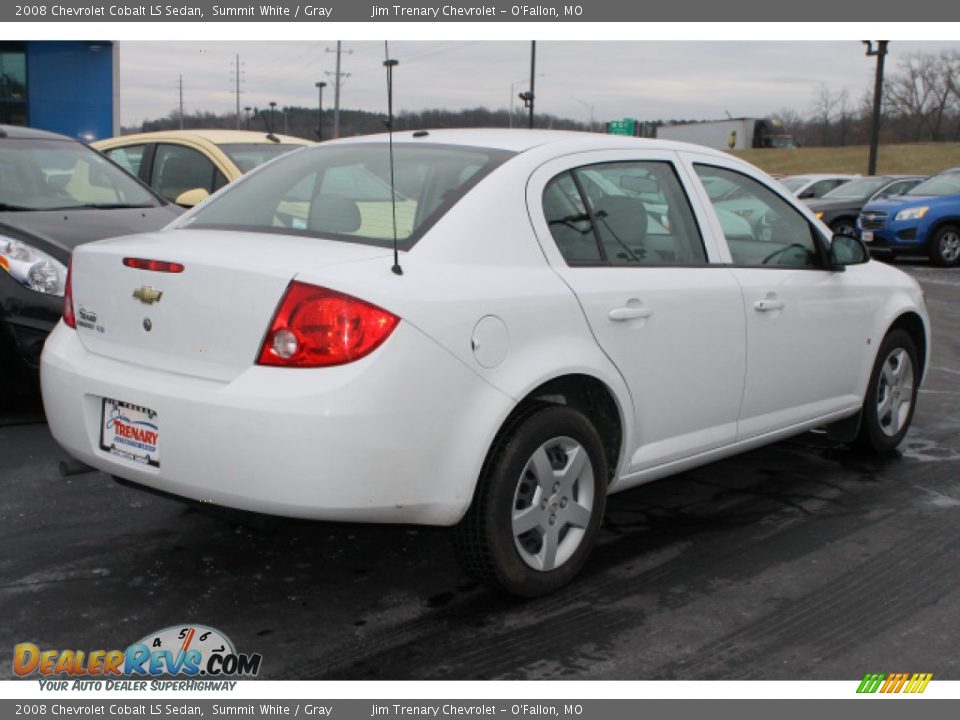 2008 Chevrolet Cobalt LS Sedan Summit White / Gray Photo #3