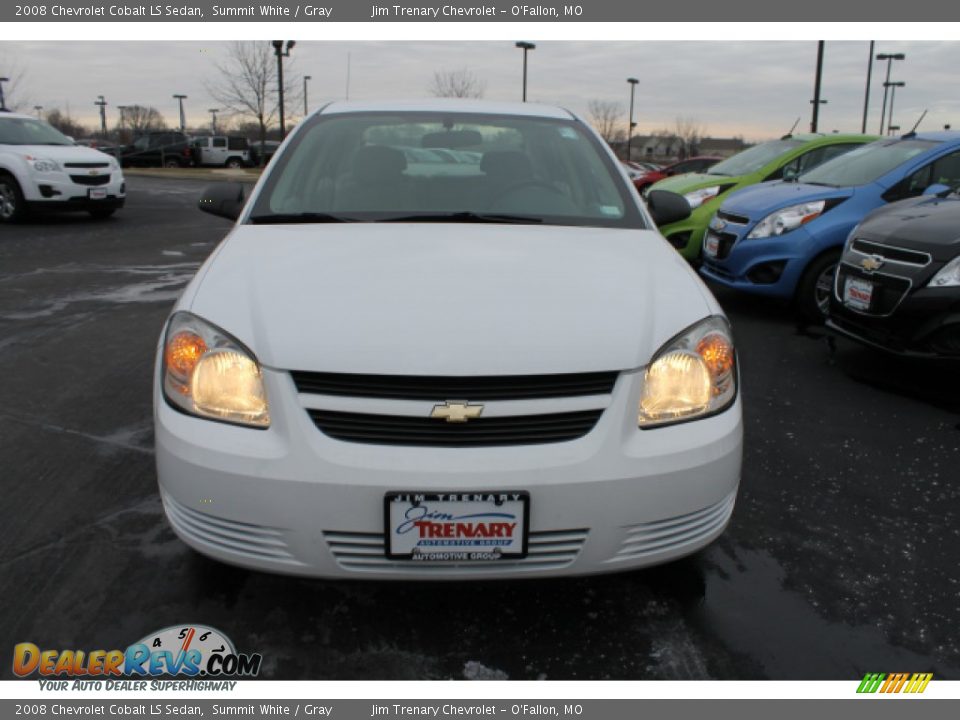 2008 Chevrolet Cobalt LS Sedan Summit White / Gray Photo #8