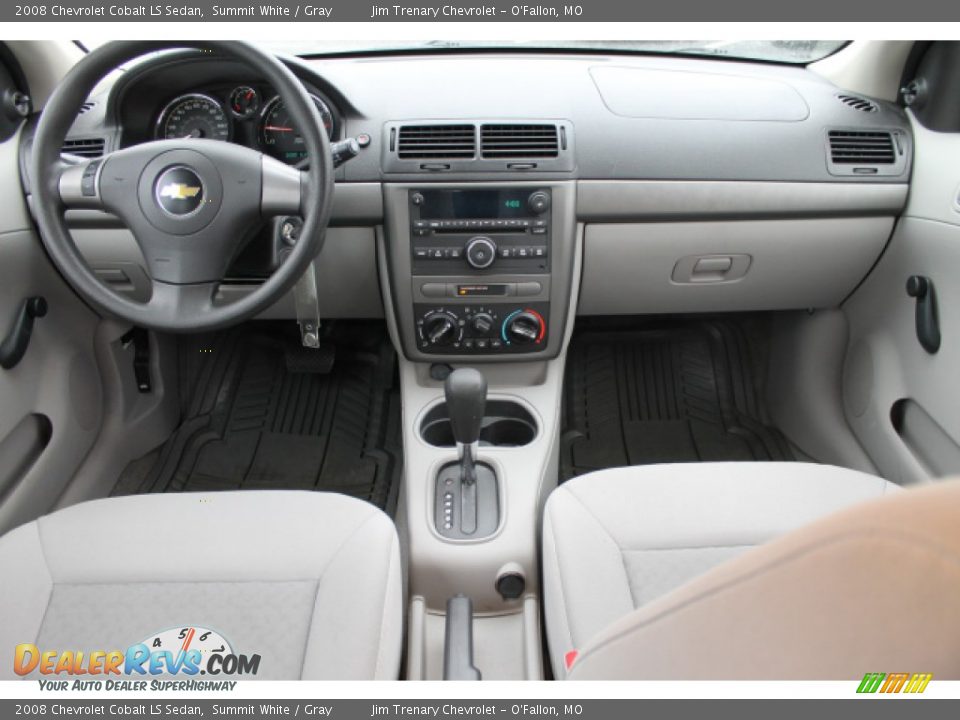 2008 Chevrolet Cobalt LS Sedan Summit White / Gray Photo #10