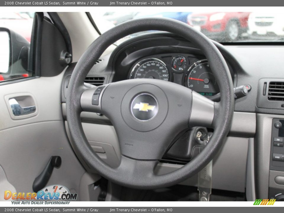 2008 Chevrolet Cobalt LS Sedan Summit White / Gray Photo #11