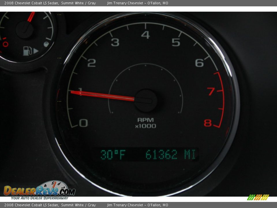 2008 Chevrolet Cobalt LS Sedan Summit White / Gray Photo #14