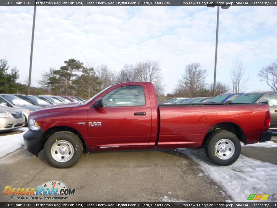 Deep Cherry Red Crystal Pearl 2015 Ram 1500 Tradesman Regular Cab 4x4 Photo #2