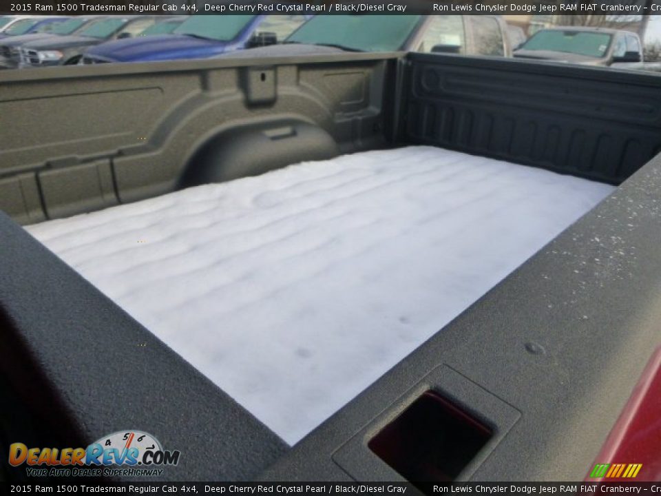2015 Ram 1500 Tradesman Regular Cab 4x4 Deep Cherry Red Crystal Pearl / Black/Diesel Gray Photo #3