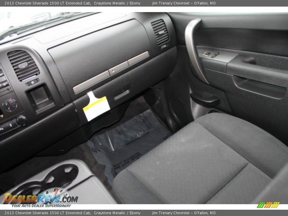 2013 Chevrolet Silverado 1500 LT Extended Cab Graystone Metallic / Ebony Photo #13