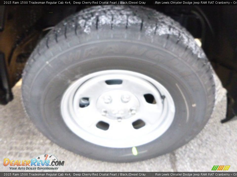 2015 Ram 1500 Tradesman Regular Cab 4x4 Deep Cherry Red Crystal Pearl / Black/Diesel Gray Photo #10