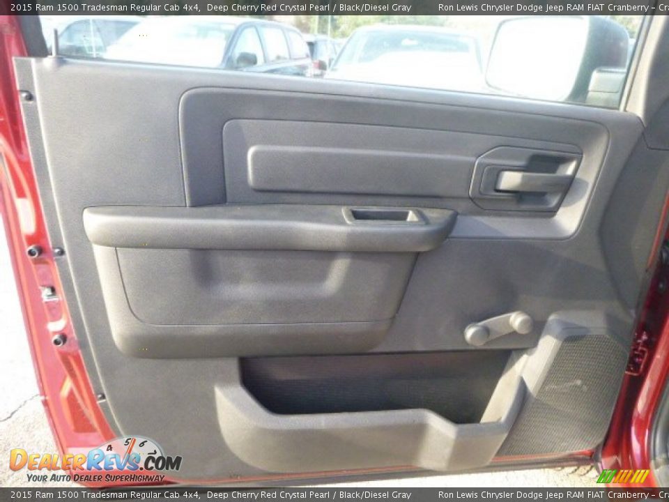 2015 Ram 1500 Tradesman Regular Cab 4x4 Deep Cherry Red Crystal Pearl / Black/Diesel Gray Photo #15