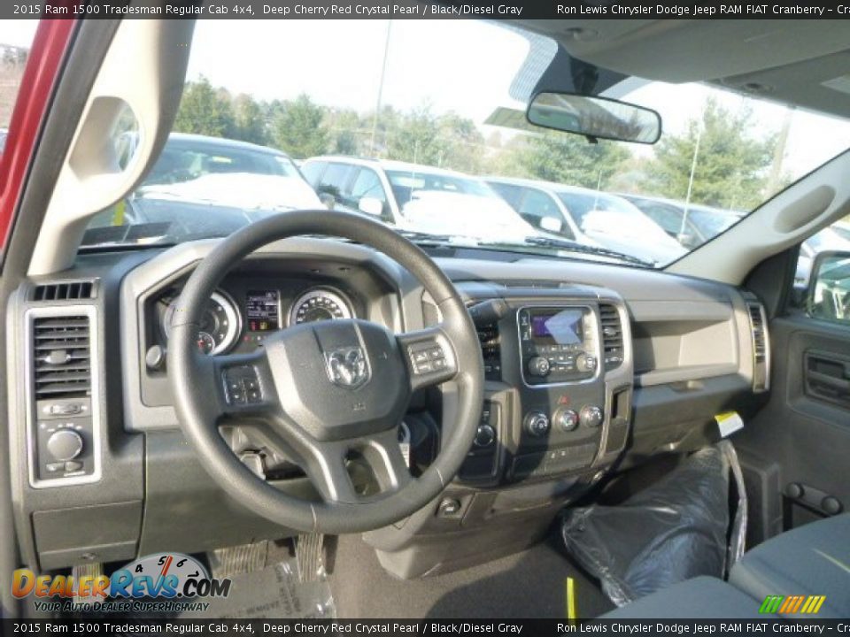 Dashboard of 2015 Ram 1500 Tradesman Regular Cab 4x4 Photo #16