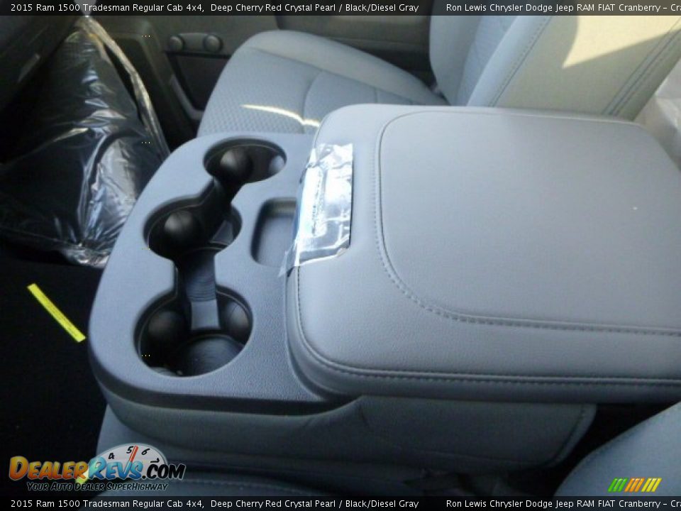 2015 Ram 1500 Tradesman Regular Cab 4x4 Deep Cherry Red Crystal Pearl / Black/Diesel Gray Photo #19