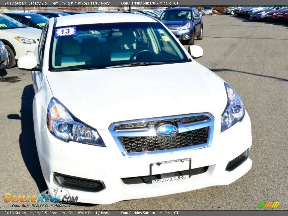 2013 Subaru Legacy 2.5i Premium Satin White Pearl / Ivory Photo #2