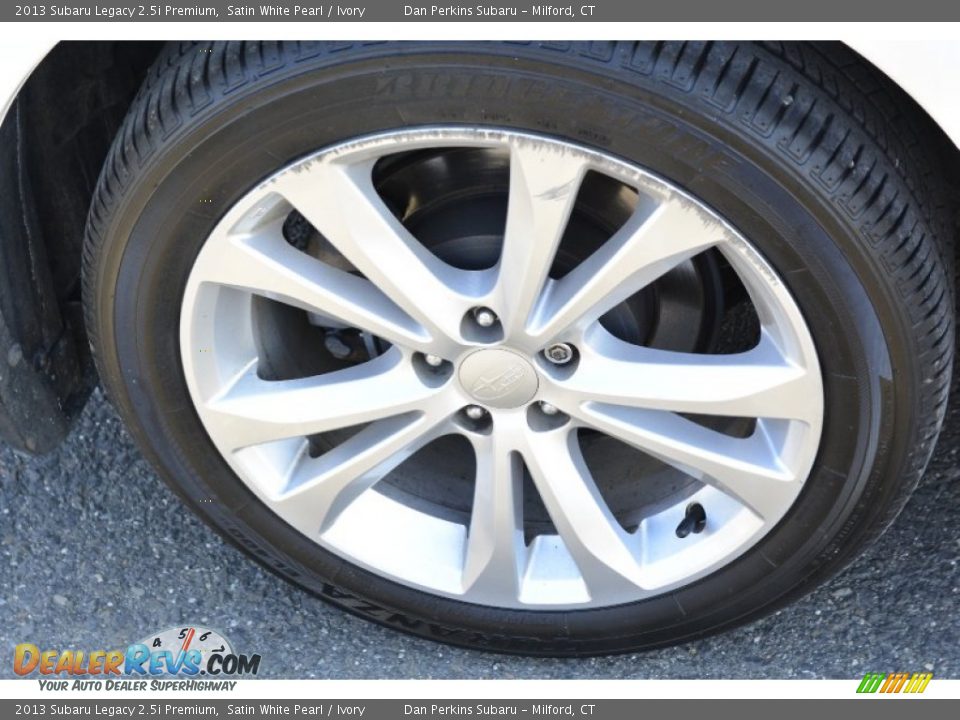 2013 Subaru Legacy 2.5i Premium Satin White Pearl / Ivory Photo #20