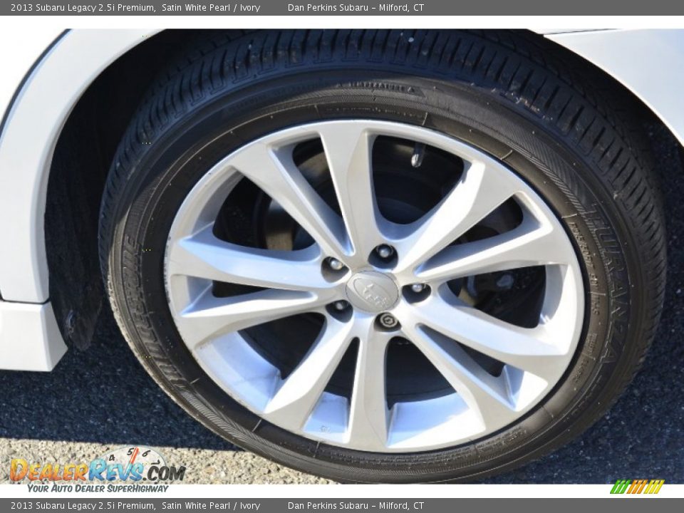 2013 Subaru Legacy 2.5i Premium Satin White Pearl / Ivory Photo #21