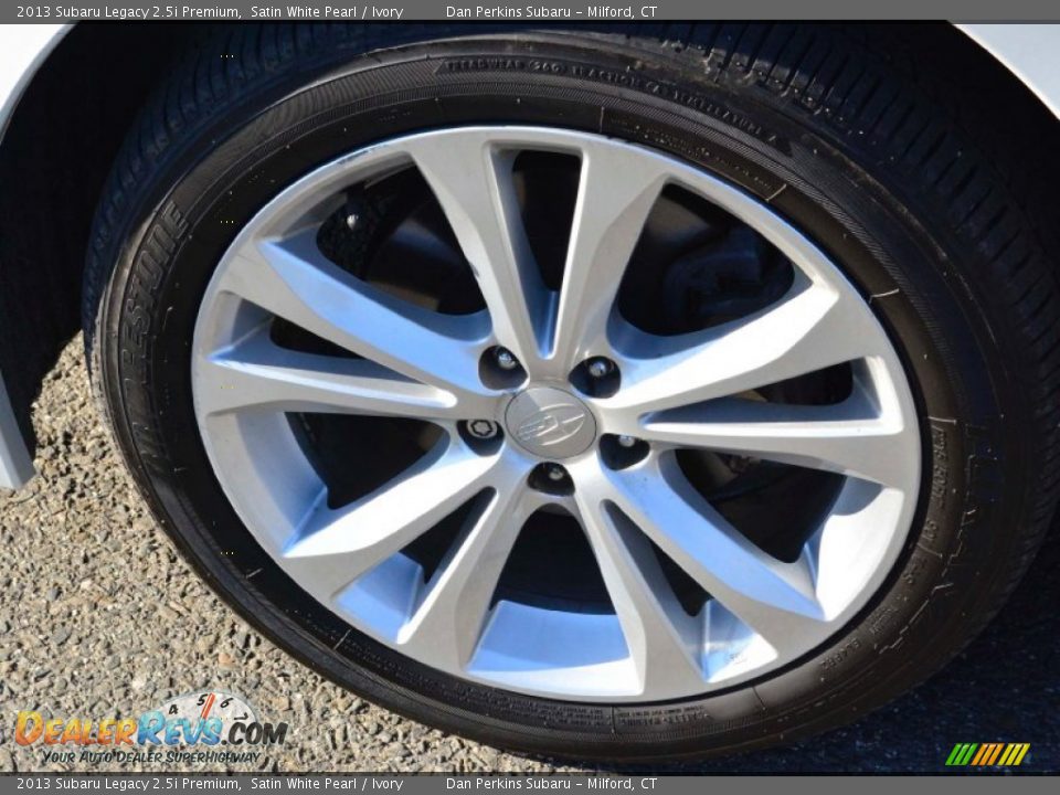 2013 Subaru Legacy 2.5i Premium Satin White Pearl / Ivory Photo #22