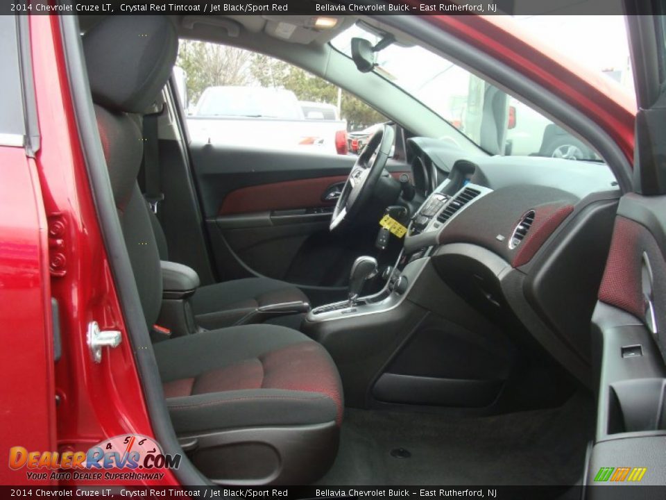 2014 Chevrolet Cruze LT Crystal Red Tintcoat / Jet Black/Sport Red Photo #8