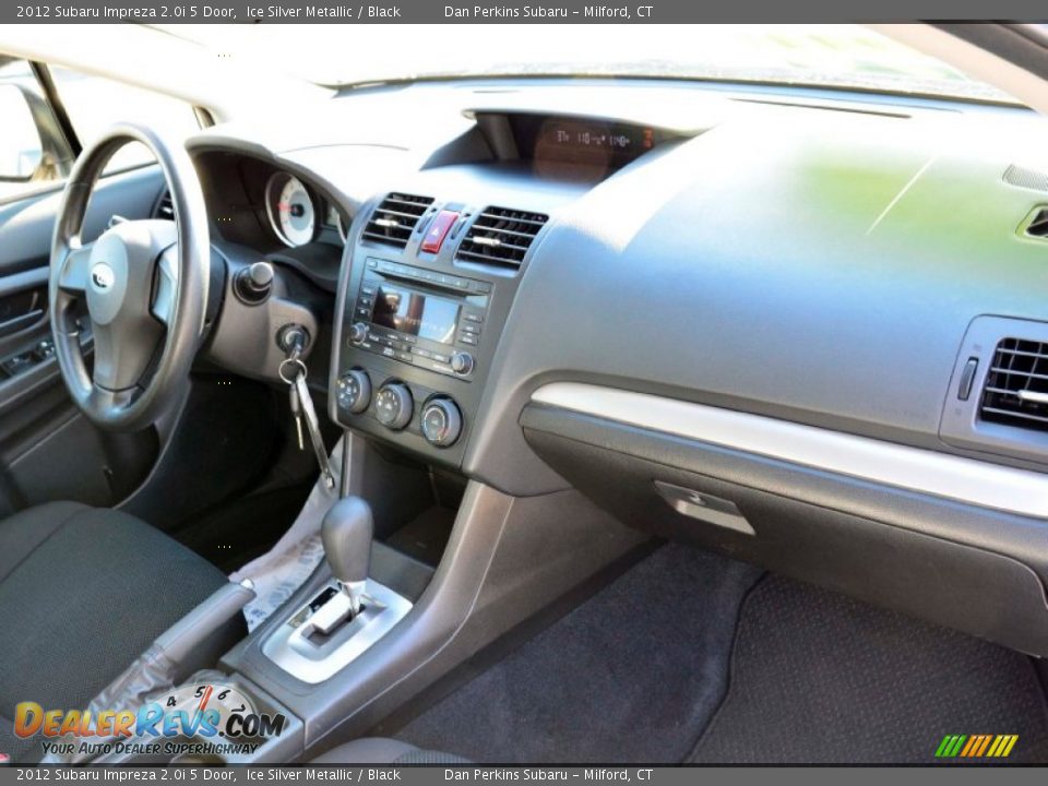 2012 Subaru Impreza 2.0i 5 Door Ice Silver Metallic / Black Photo #5