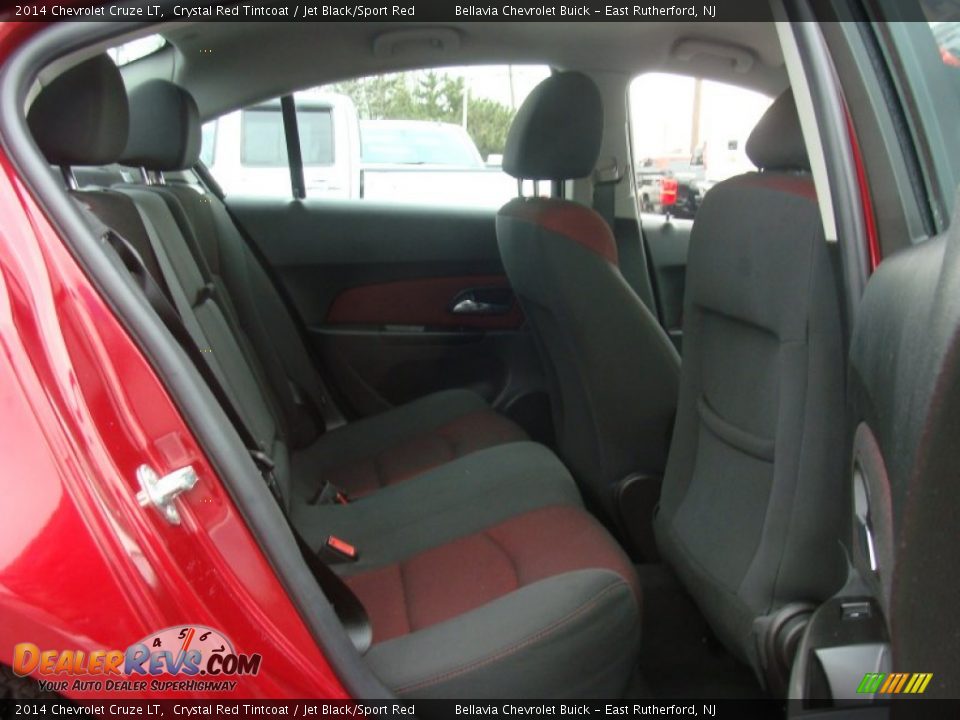 2014 Chevrolet Cruze LT Crystal Red Tintcoat / Jet Black/Sport Red Photo #12