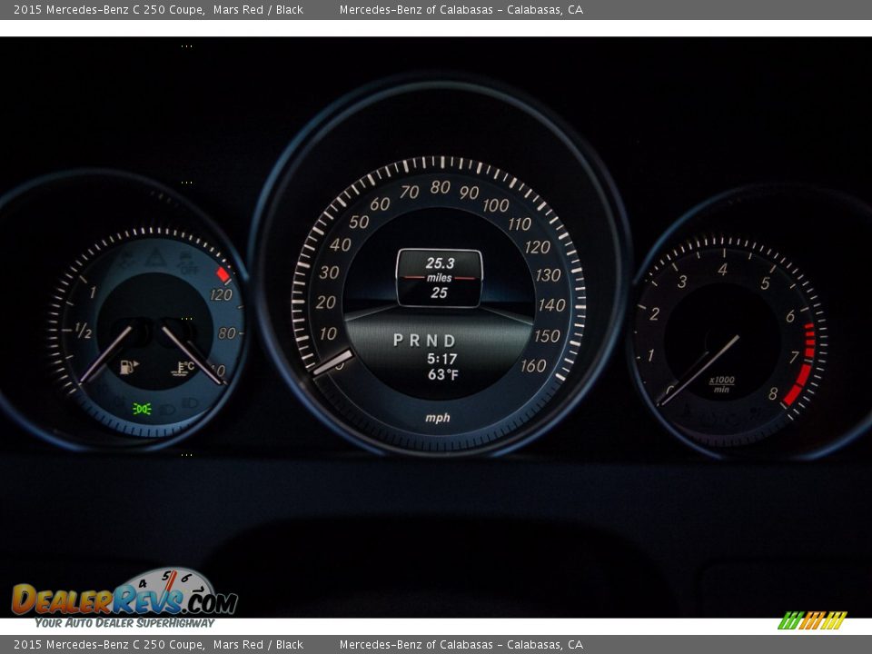 2015 Mercedes-Benz C 250 Coupe Gauges Photo #6