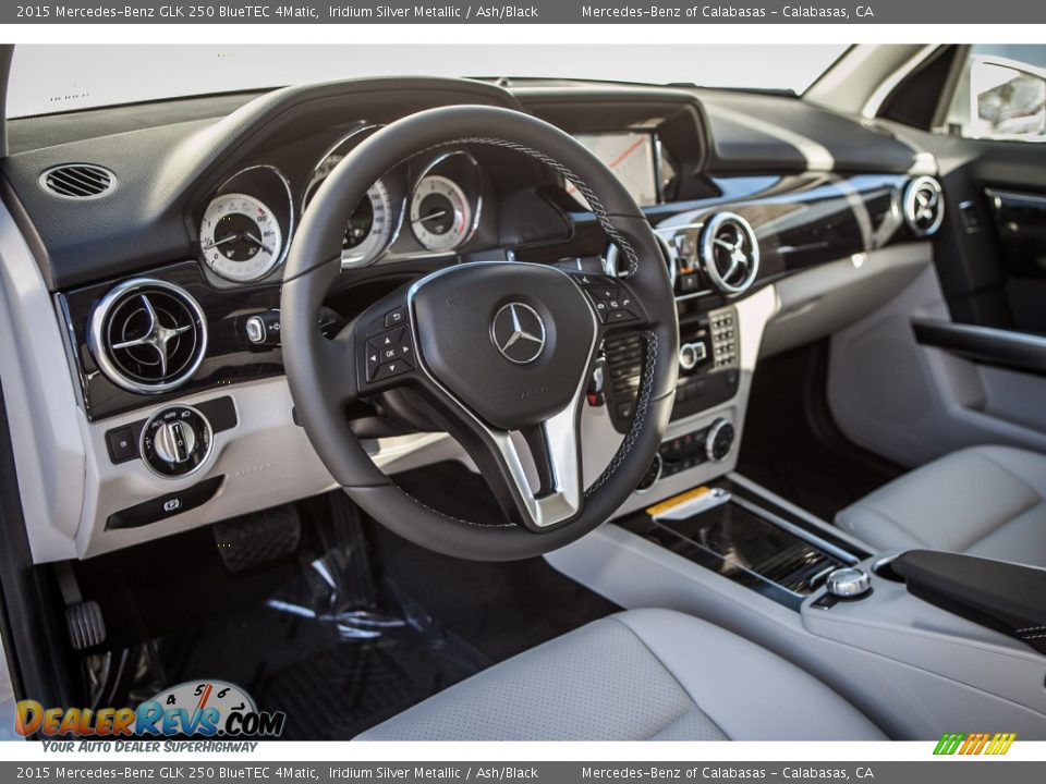 Ash/Black Interior - 2015 Mercedes-Benz GLK 250 BlueTEC 4Matic Photo #5