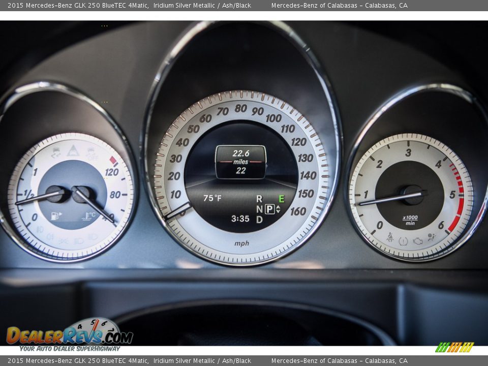 2015 Mercedes-Benz GLK 250 BlueTEC 4Matic Gauges Photo #6