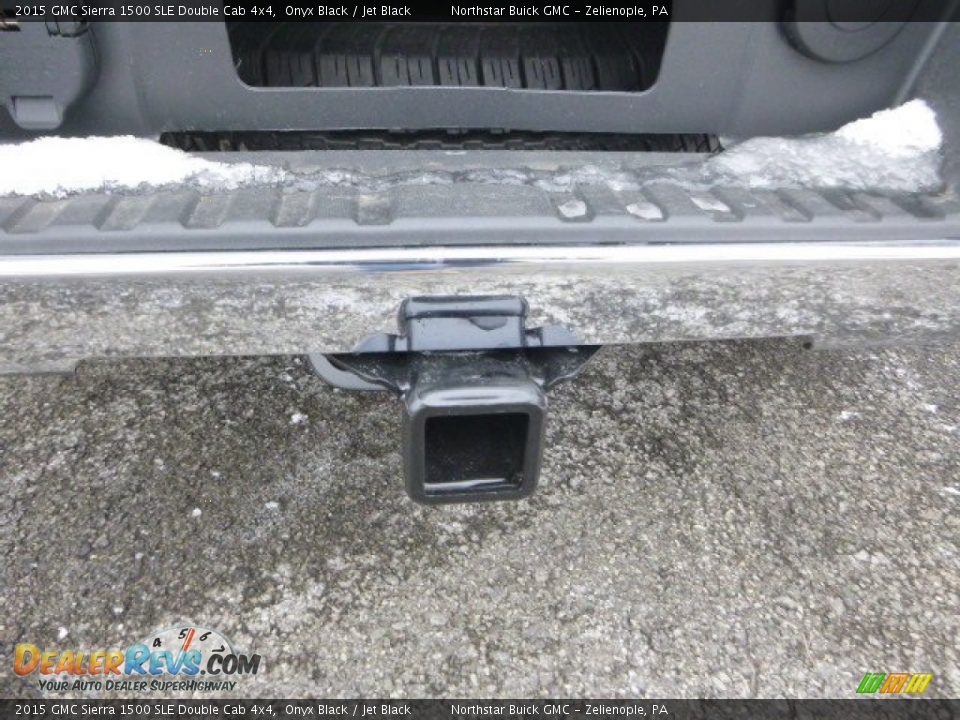 2015 GMC Sierra 1500 SLE Double Cab 4x4 Onyx Black / Jet Black Photo #5