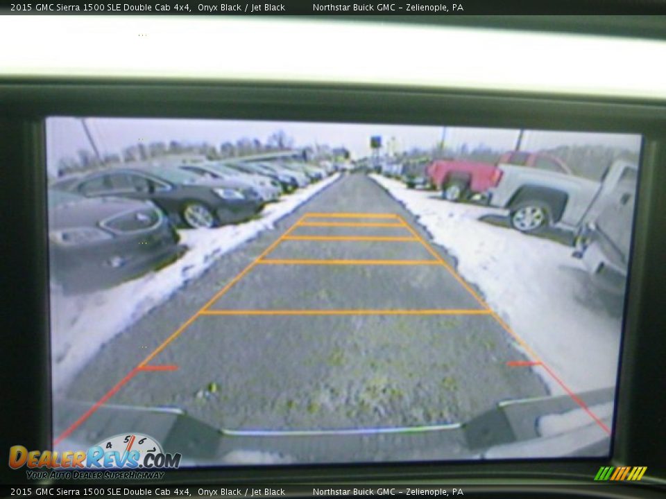 2015 GMC Sierra 1500 SLE Double Cab 4x4 Onyx Black / Jet Black Photo #20