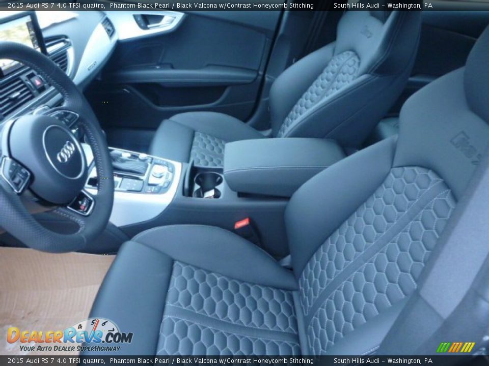 Front Seat of 2015 Audi RS 7 4.0 TFSI quattro Photo #8