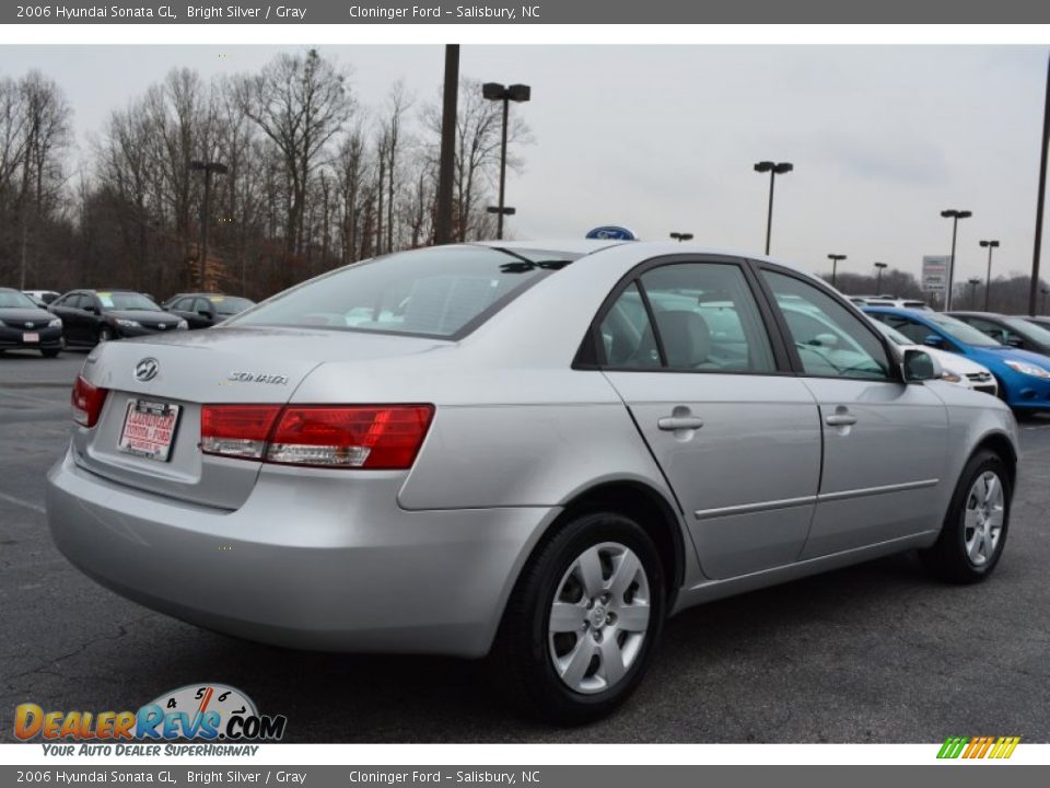 2006 Hyundai Sonata GL Bright Silver / Gray Photo #3