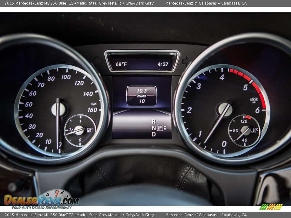 2015 Mercedes-Benz ML 250 BlueTEC 4Matic Gauges Photo #6