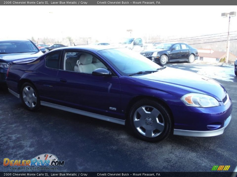2006 Chevrolet Monte Carlo SS Laser Blue Metallic / Gray Photo #7