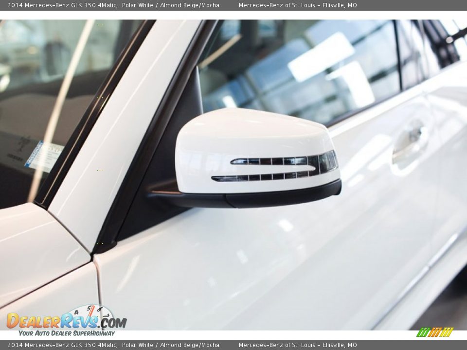 2014 Mercedes-Benz GLK 350 4Matic Polar White / Almond Beige/Mocha Photo #13