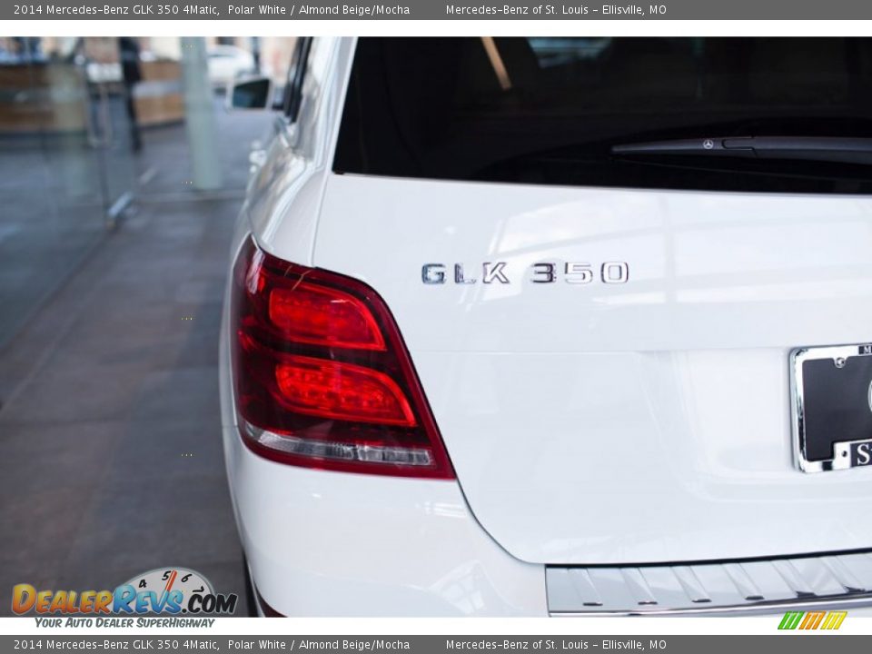 2014 Mercedes-Benz GLK 350 4Matic Polar White / Almond Beige/Mocha Photo #14