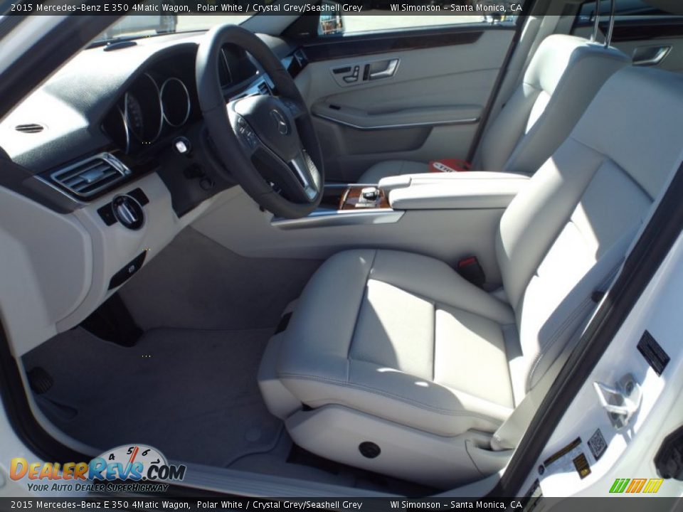 Crystal Grey/Seashell Grey Interior - 2015 Mercedes-Benz E 350 4Matic Wagon Photo #7