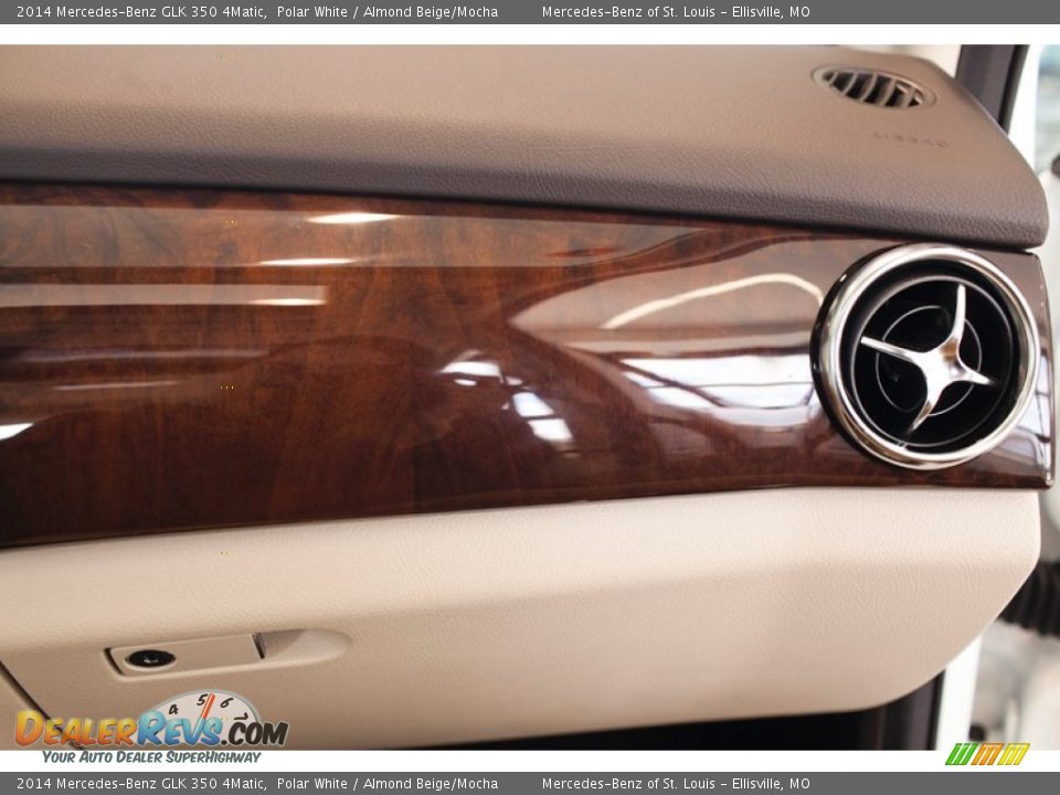 2014 Mercedes-Benz GLK 350 4Matic Polar White / Almond Beige/Mocha Photo #32