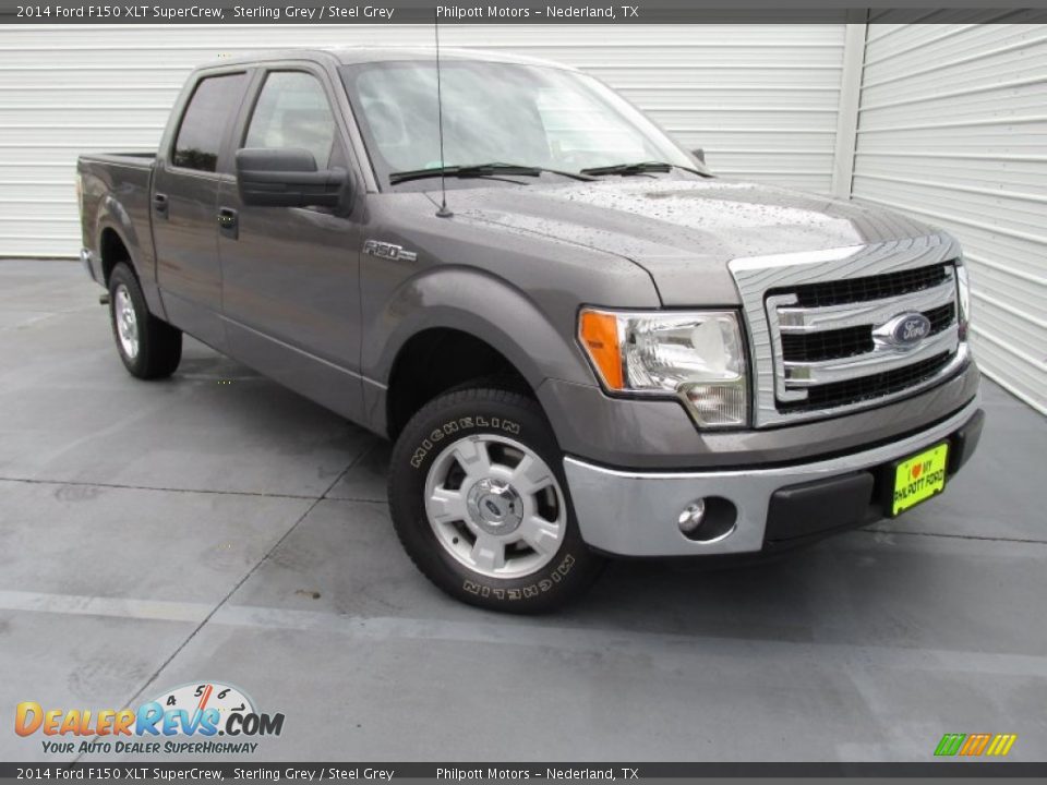 2014 Ford F150 XLT SuperCrew Sterling Grey / Steel Grey Photo #1