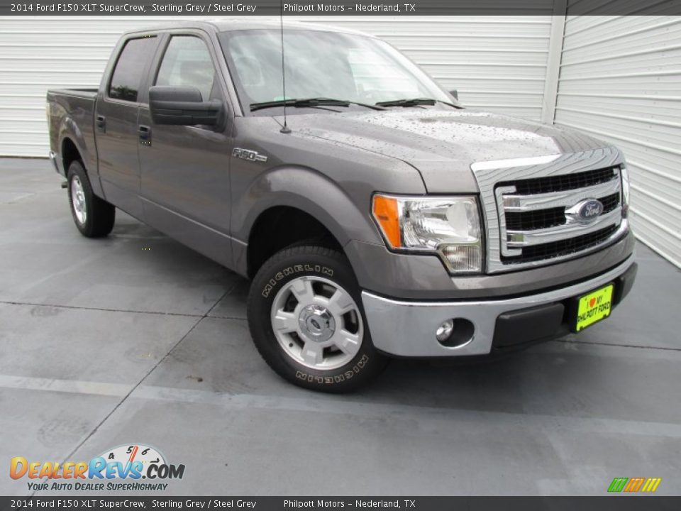 2014 Ford F150 XLT SuperCrew Sterling Grey / Steel Grey Photo #2