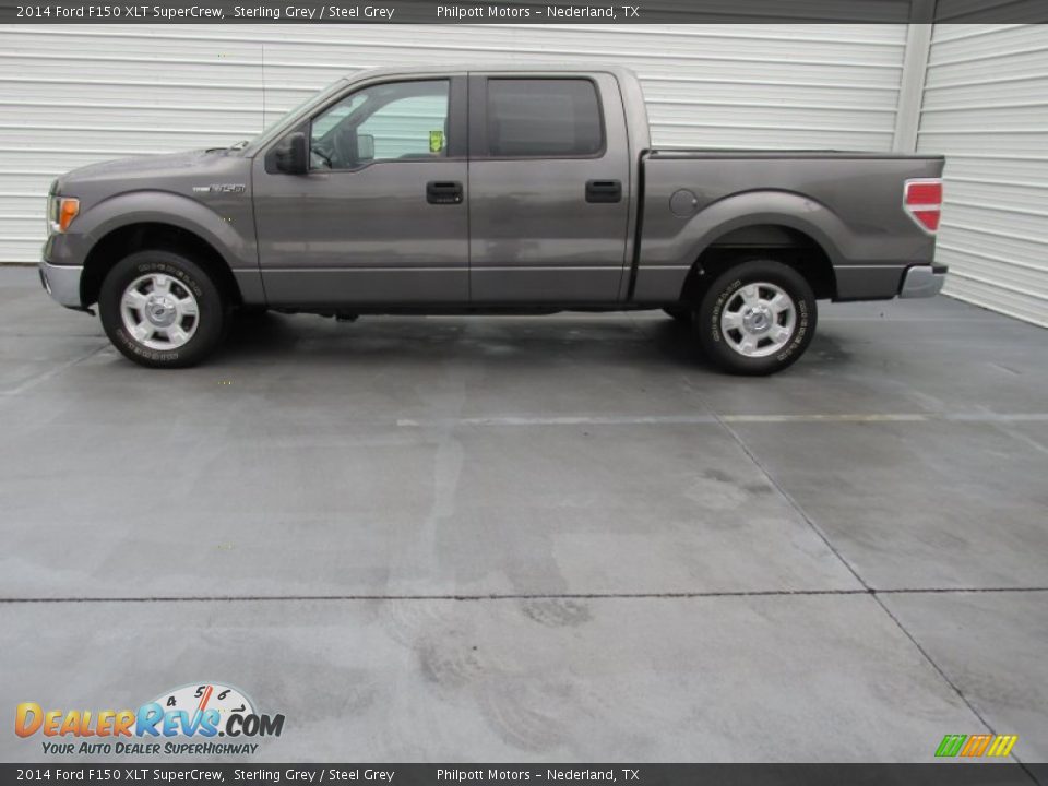 2014 Ford F150 XLT SuperCrew Sterling Grey / Steel Grey Photo #3