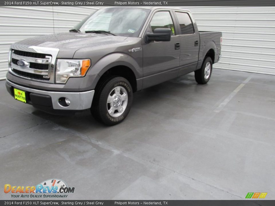 2014 Ford F150 XLT SuperCrew Sterling Grey / Steel Grey Photo #4