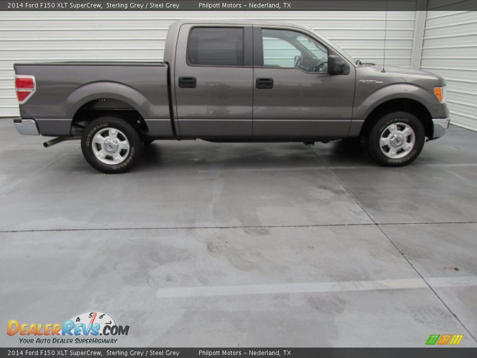 2014 Ford F150 XLT SuperCrew Sterling Grey / Steel Grey Photo #8
