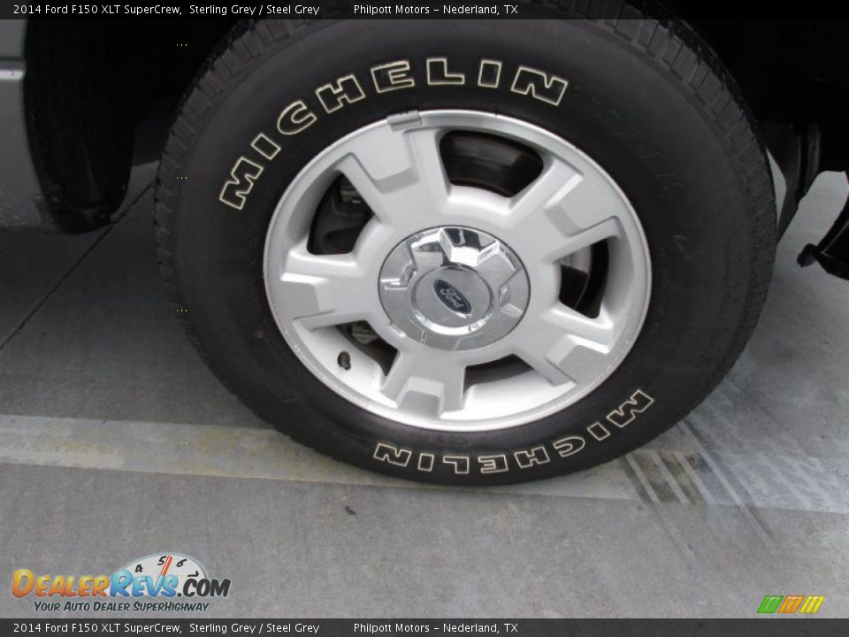 2014 Ford F150 XLT SuperCrew Sterling Grey / Steel Grey Photo #19