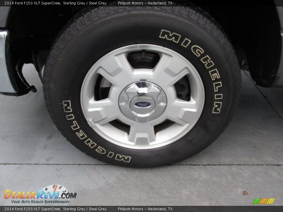 2014 Ford F150 XLT SuperCrew Sterling Grey / Steel Grey Photo #20