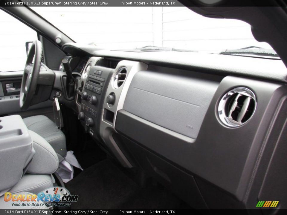 2014 Ford F150 XLT SuperCrew Sterling Grey / Steel Grey Photo #26