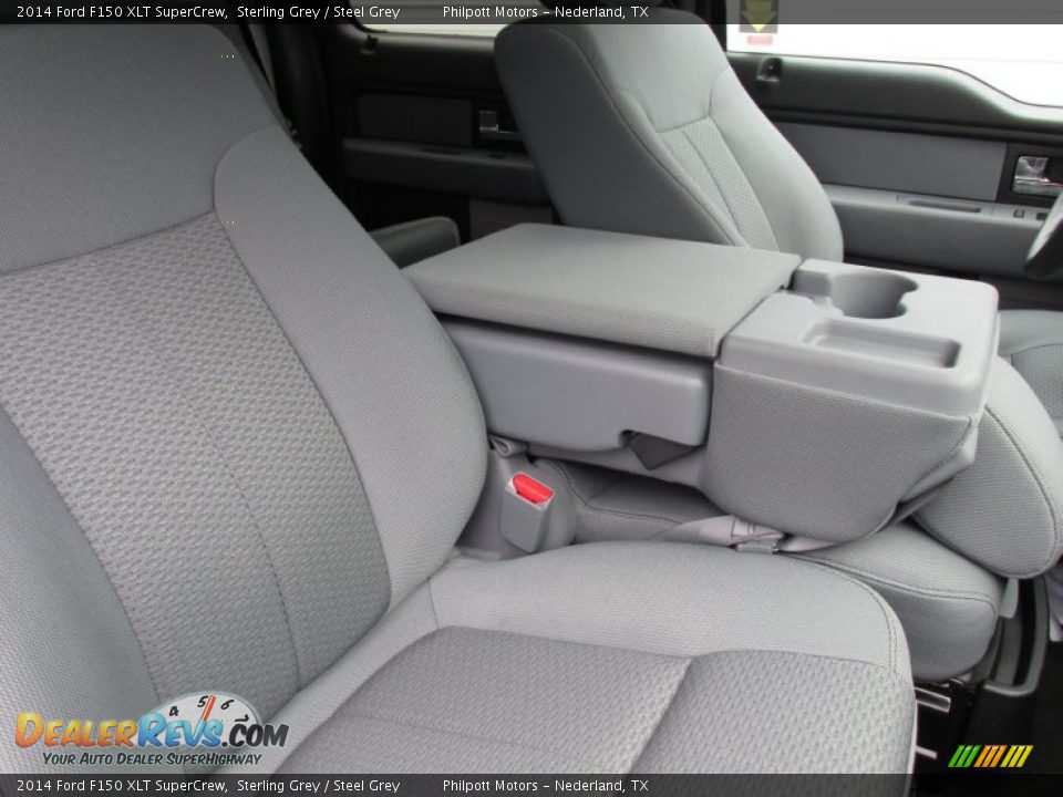 2014 Ford F150 XLT SuperCrew Sterling Grey / Steel Grey Photo #27