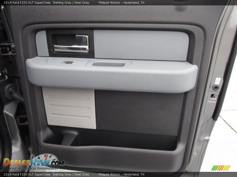 2014 Ford F150 XLT SuperCrew Sterling Grey / Steel Grey Photo #28