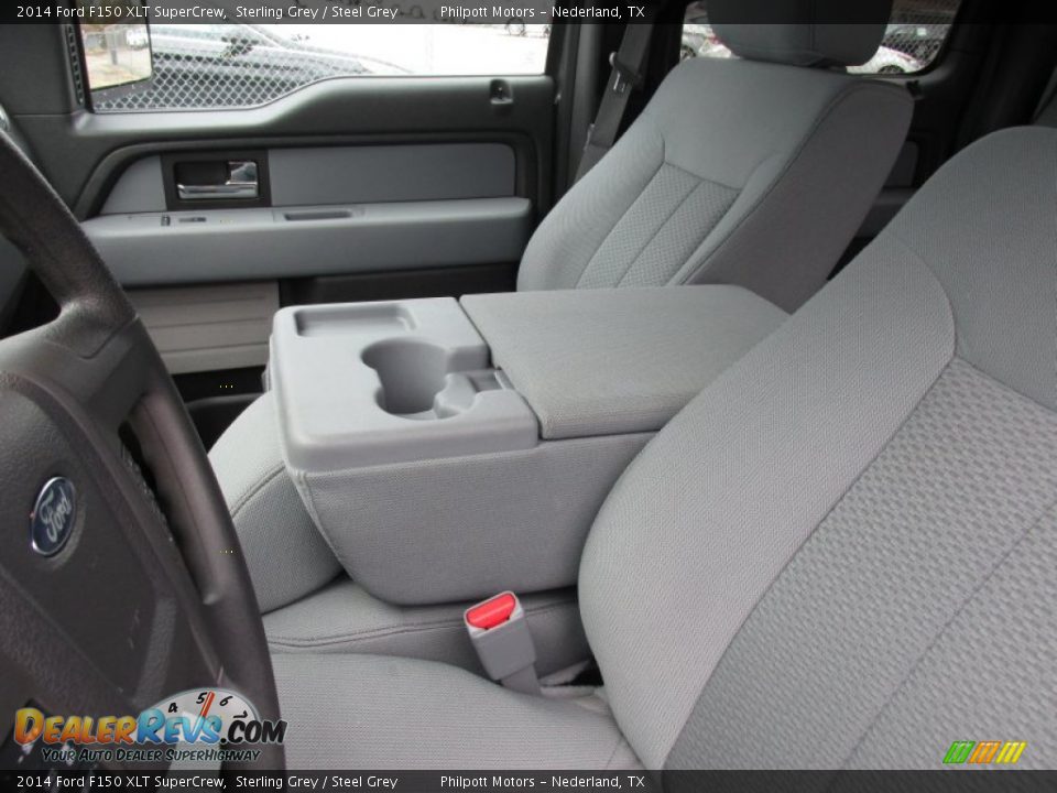 2014 Ford F150 XLT SuperCrew Sterling Grey / Steel Grey Photo #35