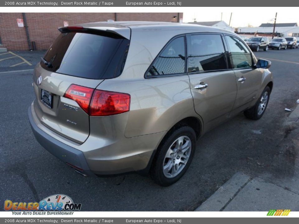 2008 Acura MDX Technology Desert Rock Metallic / Taupe Photo #4