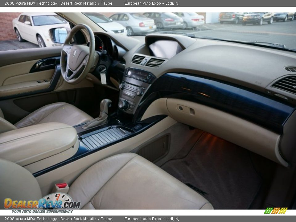 2008 Acura MDX Technology Desert Rock Metallic / Taupe Photo #11